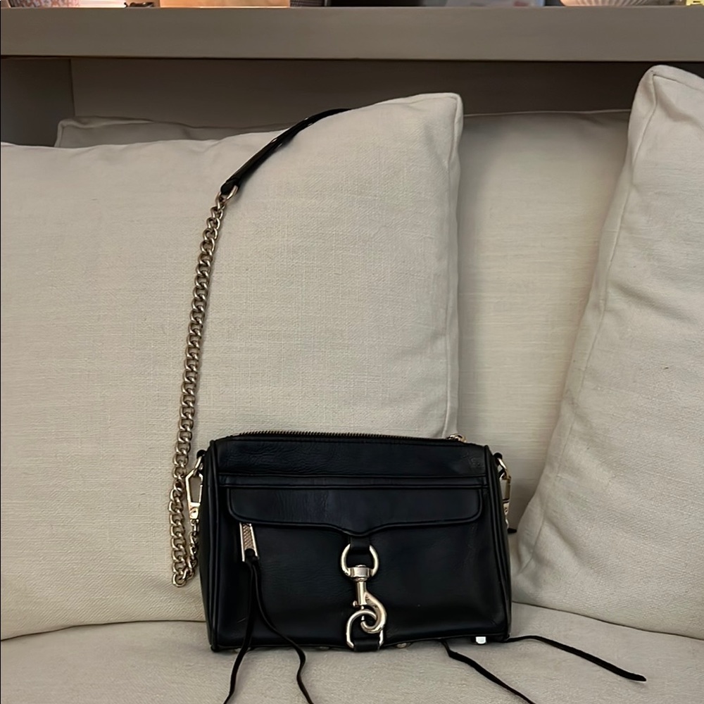 Rebecca Minkoff Black Leather Crossbody Bag